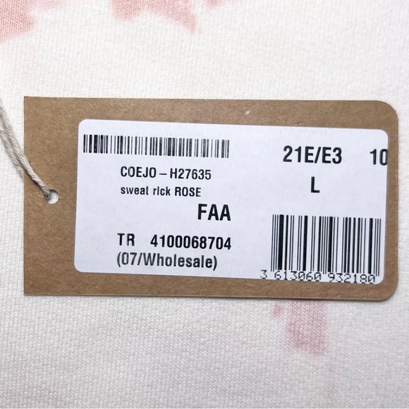 A.P.C. Rick Tie Dye Sweatshirt in Rose - Picture 5 of 7